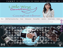 Tablet Screenshot of littlewingconnections.com